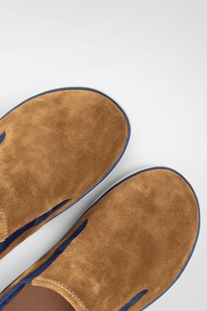 Слипоны slipon коричневые
