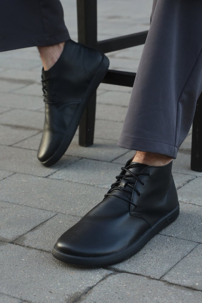 Ботинки chukka черные